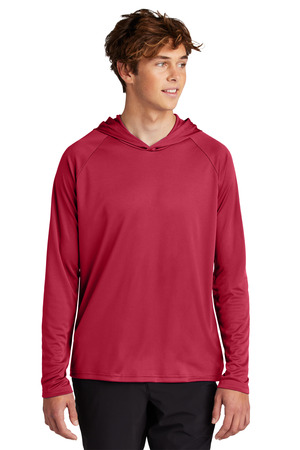 Port & Co PC380H Performance Pullover Hooded Tee — Front