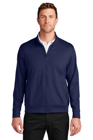 Port Authority K881 C-FREE Double Knit Full-Zip — Front