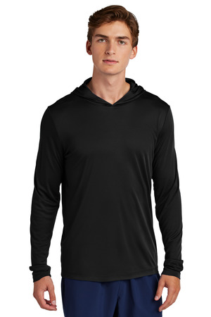 Sport-Tek ST420LSH Posi-UV Pro Long Sleeve Hoodie — Front