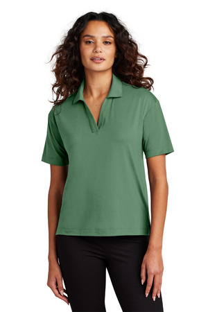 Mercer+Mettle MM1015 Women's Stretch Jersey Polo — Front