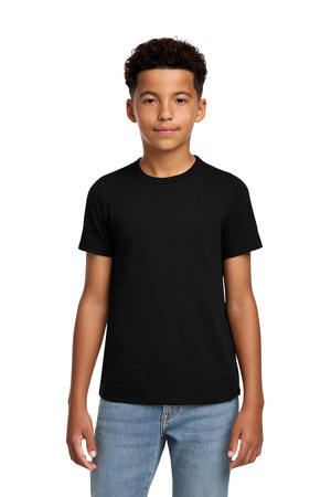 District DT108Y Youth Perfect Blend CVC Tee — Front
