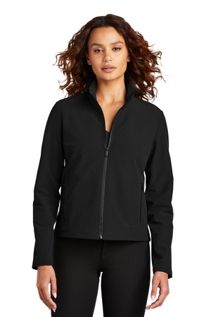 Mercer+Mettle MM7103 Women's Stretch Soft Shell Jacket — Front