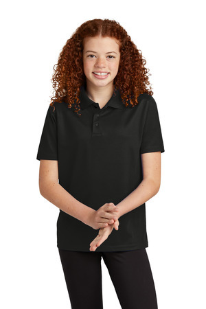 Sport-Tek YST740 Youth UV Micropique Polo — Front