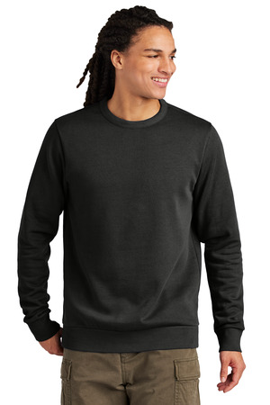 District DT2204 Wash Fleece Crew — Front