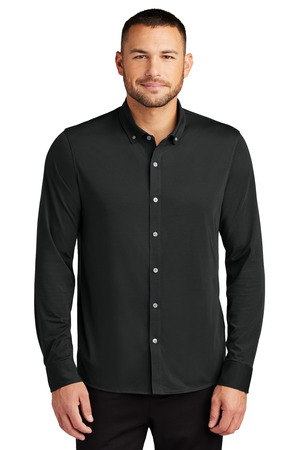 Mercer+Mettle MM1018 Stretch Jersey Long Sleeve Shirt — Front