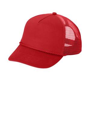 Port Authority C932 5-Panel Snapback Cap — Front