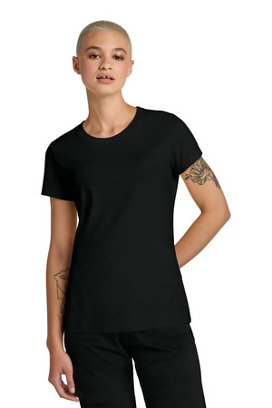District DT188 Women's Perfect Weight CVC Tee — Front