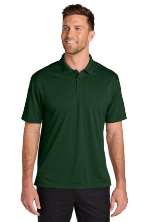 Port Authority K240 Wearever Performance Pique Polo in Deep Forest Green