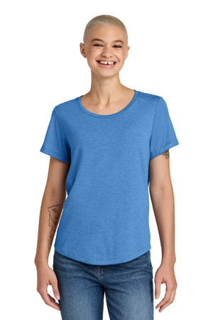 AllMade AL2015 Women's Relaxed Tri-Blend Scoop Neck Tee — Front
