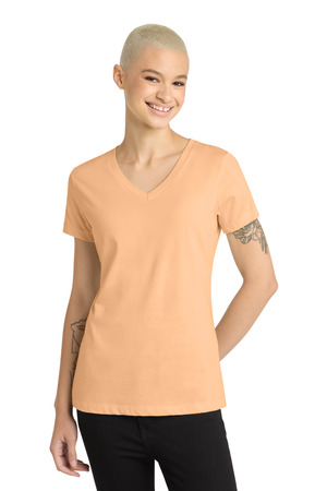 District DM1170L Women's Perfect Weight V-Neck Tee — Front