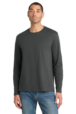 District DT105 Perfect Weight Long Sleeve Tee — Front