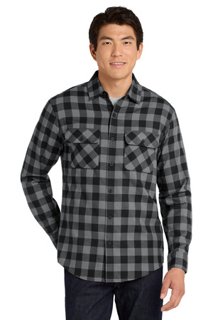 Grey/ Black Buffalo Check