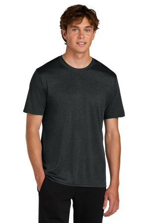 Port & Co PC390 Heather Performance Tee — Front