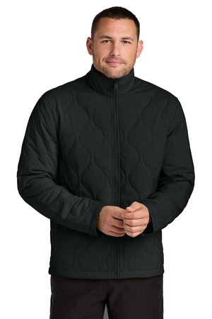 Mercer+Mettle MM7202 Quilted Liner Jacket in Deep Black