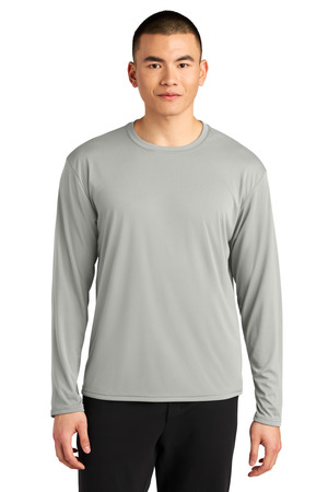 A4 A4N3532 AirFlex Long Sleeve Tee in Silver