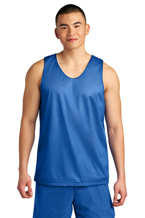 A4 A4NF1270 Sprint Reversible Mesh Tank in Royal/ White