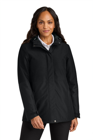 Port Authority L721 Women's Insulated Heavy Ripstop Jacket — Front