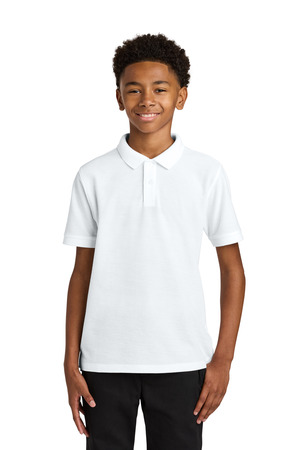 Port Authority Y200 Youth Wearever Signature Pique Polo — Front