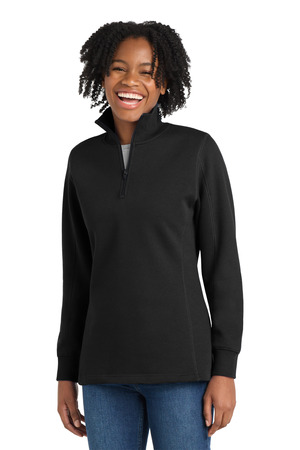 Sport-Tek LST253 Women's 1/4-Zip Sweatshirt — Front