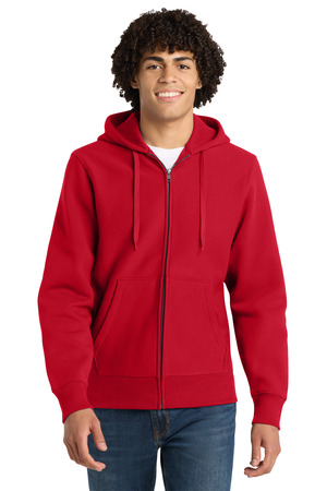 Sport-Tek F282 Super Heavyweight Full-Zip Hooded Sweatshirt — Front