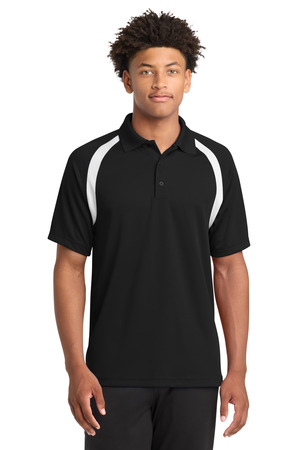 Sport-Tek T476 Dry Zone Colorblock Raglan Polo — Front