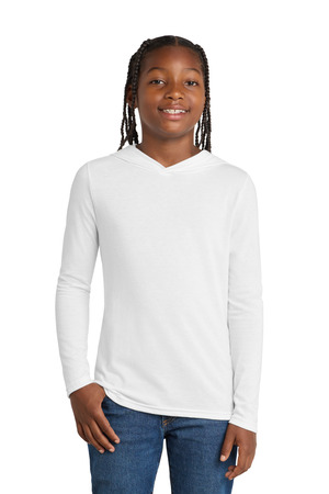 District DT139Y Youth Perfect Tri Long Sleeve Hoodie — Front