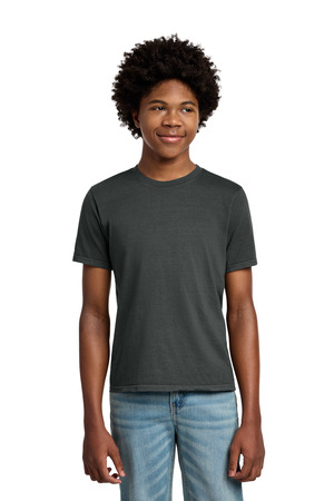 Port & Co PC099Y Youth Beach Wash Garment-Dyed Tee — Front