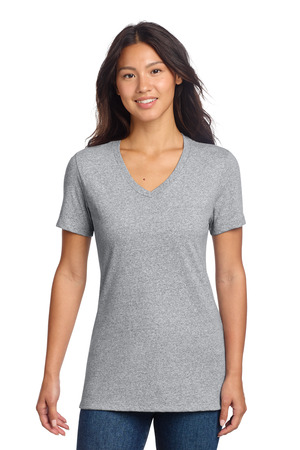 AllMade AL2303 Women's Recycled Blend V-Neck Tee — Front
