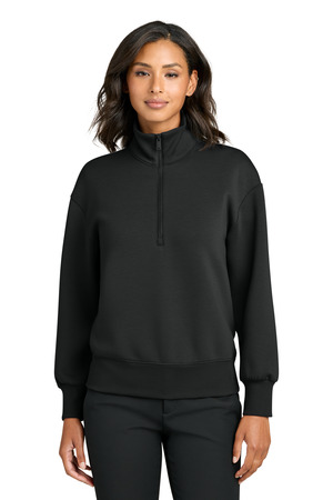 Mercer+Mettle MM3101 Women's Soft Spacer 1/4-Zip — Front