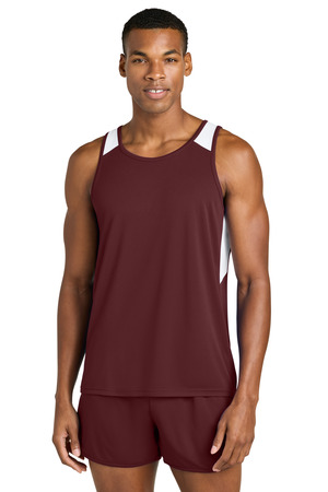 Maroon/ White