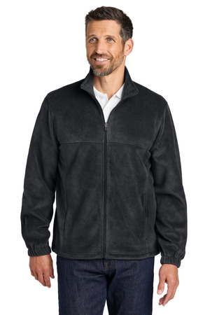 Port Authority F190 Plush Fleece Full-Zip Jacket — Front