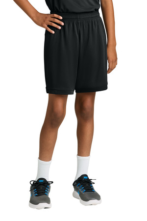 Sport-Tek YST4420 Youth Club 5 Short — Front