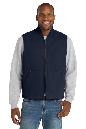CornerStone CSV40 Washed Duck Cloth Vest — Front