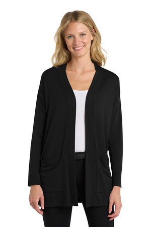 Port Authority LK5434 Women's Concept Long Pocket Cardigan — Front
