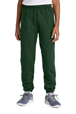Jerzees 973B Youth NuBlend Sweatpant in Forest Green