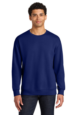 Jerzees IC48M Ultimate Unisex CVC Ring Spun Crewneck Sweatshirt in Orchid
