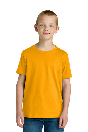 Next Level Apparel NL3310 Youth Cotton Tee in Gold