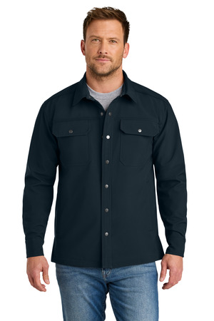 CornerStone CSJ73 Soft Shell Shirt Jacket — Front