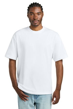 District DT6065 Heavyweight Very Important Tee in White