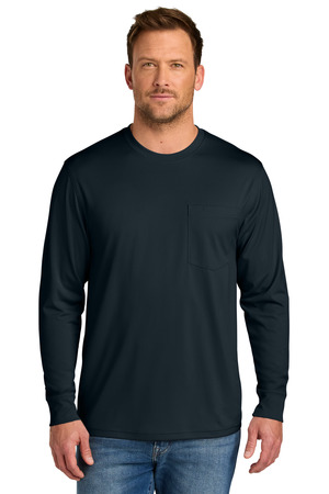 CornerStone CS440LSP Workwear Pro Long Sleeve Pocket Tee — Front