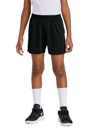 Sport-Tek YST349P Youth PosiCharge Competitor 5 Pocketed Short — Front