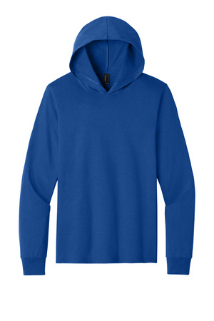 Port & Co PC54H Core Cotton Pullover Hooded Tee in True Royal