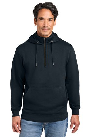 CornerStone CSF633 Tough Fleece 1/4-Zip Hoodie — Front