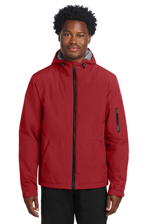 Sport-Tek JST56 Waterproof Insulated Jacket in Deep Red