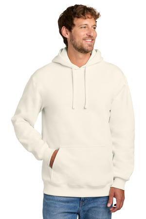 Port & Co PC107H Foundation Fleece Pullover Hooded Sweatshirt — Front