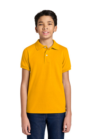 Jerzees 437B Youth Dri-Power Sport Shirt — Front