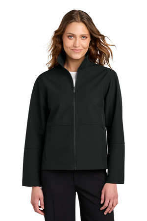 Mercer+Mettle MM7105 Women's Comfort Soft Shell Jacket in Deep Black