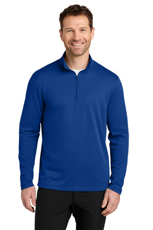 Port Authority K241 Wearever Performance Pique 1/4-Zip in True Royal