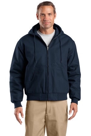 CornerStone TLJ763H Tall Duck Cloth Hooded Work Jacket — Front