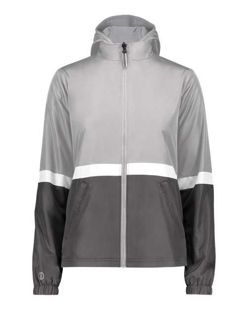 Holloway 229787 Women's Turnabout Reversible Hooded Jacket — Front
